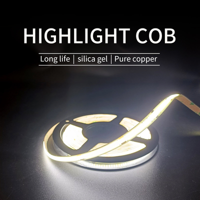 Φωτιστικό λωρίδας LED COB πλάτους 4mm Λειτουργεί με μπαταρία Multi Color