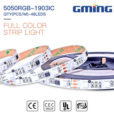 φως λουρίδων των οδηγήσεων 9.6W 24VDC SMD 5050 για το φωτισμό διαδρόμων έκτακτης ανάγκης