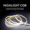 Ευέλικτη λωρίδα LED COB με δυνατότητα ρύθμισης ρύθμισης 120 μοιρών, αδιάβροχη λωρίδα LED COB εξωτερικού χώρου