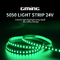RGB Πολύχρωμο SMD 5050 LED Φωτιστικό λωρίδας εύκαμπτο για ντουλάπι οθόνης μπαρ / σκάλες