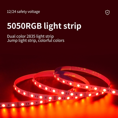 5050RGB των φανταστικών χαμηλών οδηγήσεων τάσης ελαφρύ φως παραίσθησης χρώματος λουρίδων πλήρες